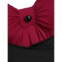 Button Slit Ruched C...