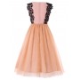 Chiffon Panel High W...