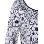 Floral High Waist Mi...