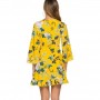 Floral Leaf Ruffle W...