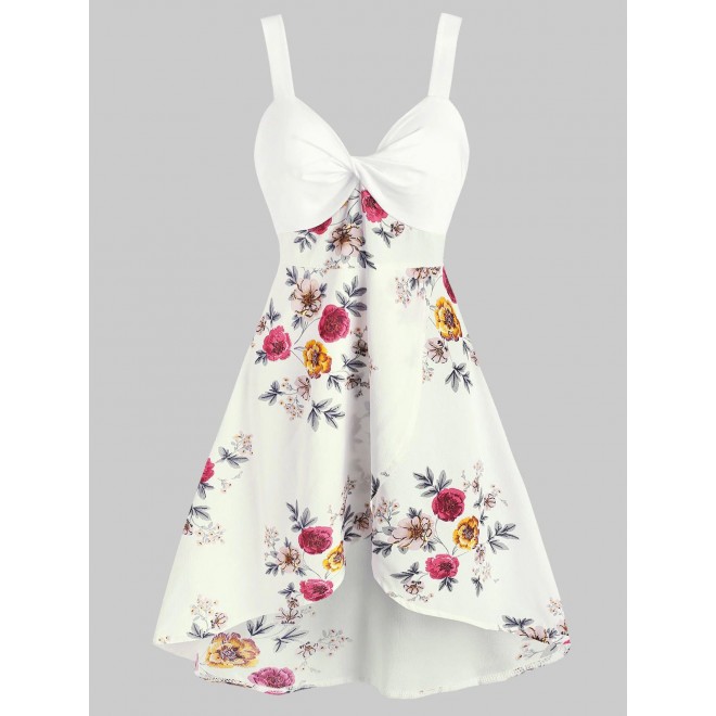 Floral Print Twist F...