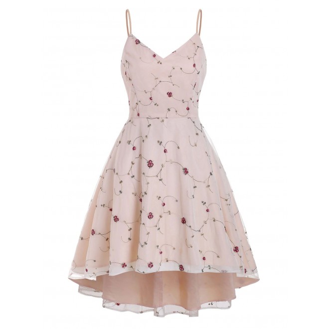 Flower Embroidered L...