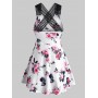 Flower Print Guipure...