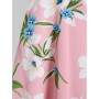 Flower Print Lace In...