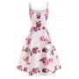Flower Print Scoop N...