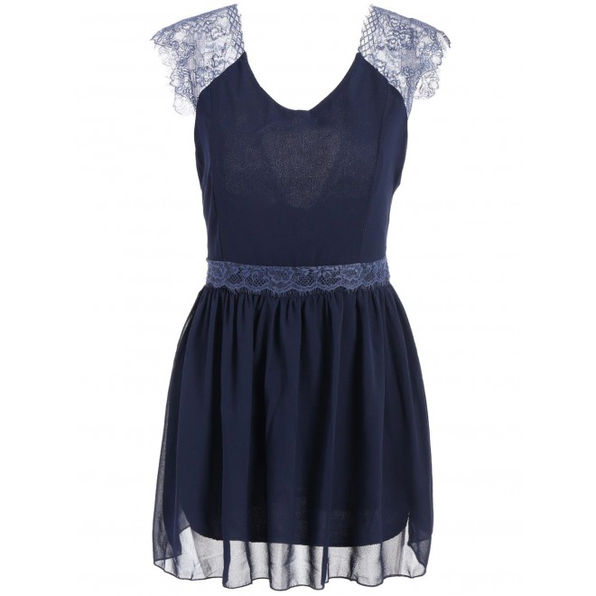 Lace Splicing Sleeve...