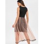 Mesh Overlay Sleevel...