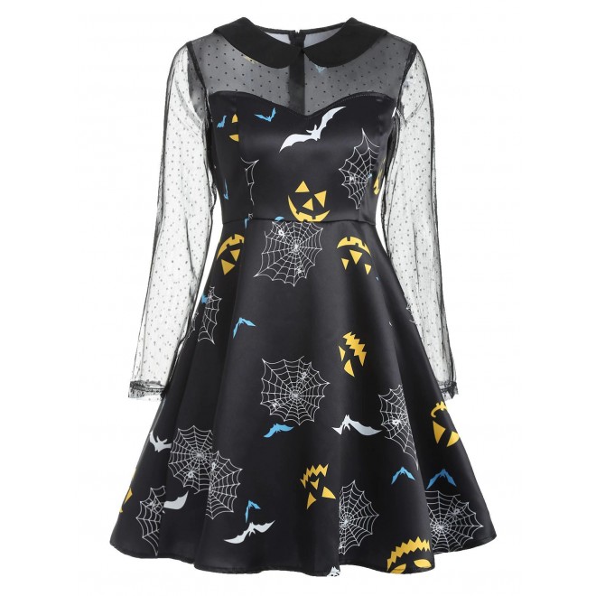 Mesh Yoke Halloween ...