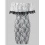 Off Shoulder Lace Bo...