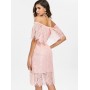 Off Shoulder Ruffled...