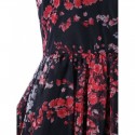 Off The Shoulder Floral Rockabilly Style Vintage Dress