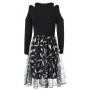 Open Shoulder Long S...