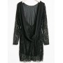 Openwork Design Long...