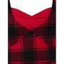 Plaid Print Sweethea...