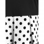 Polka Dot Back Cut O...