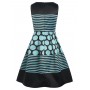 Retro Polka Dot Stri...